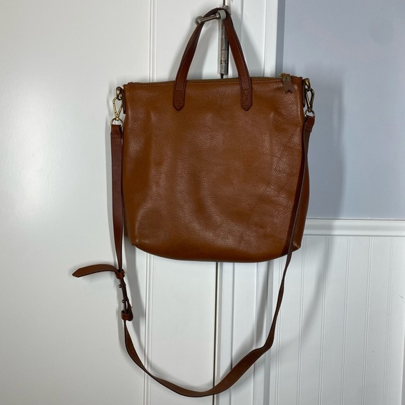 Madewell the zip top transport crossbody English saddle j1951 - Picture 2 of 9